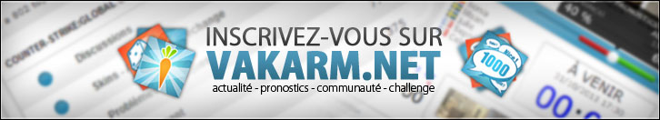 Rejoignez-nous ! http://www.vakarm.net/users/new
